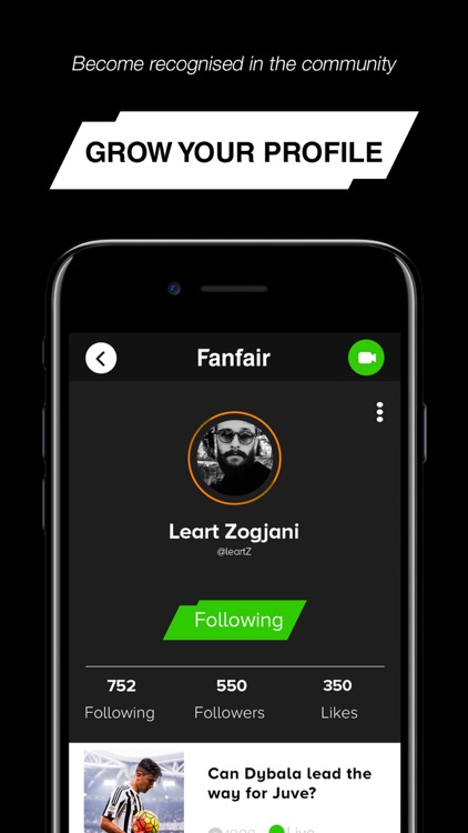 Fanfair – the live football community screenshot-3