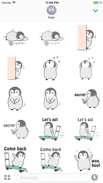 Abu The Little Penguin English Sticker screenshot-4