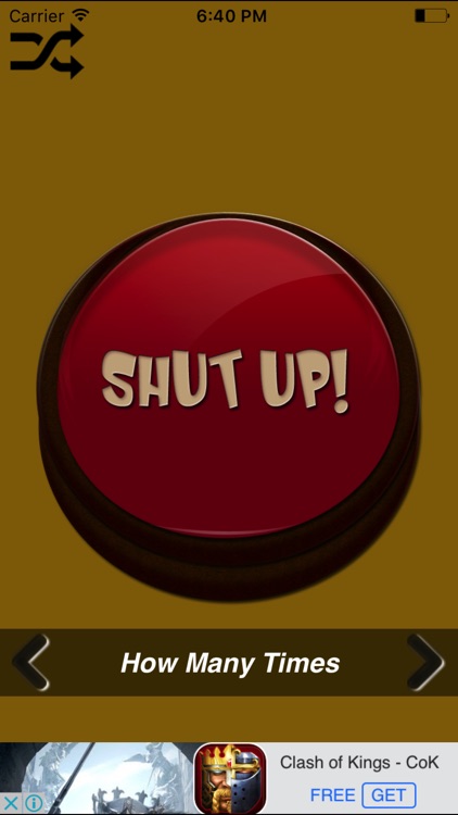 Shut Up! App