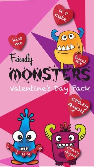 Friendly Monsters Valentines(圖1)-速報App