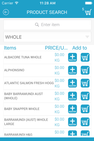 SeaFoodStore screenshot 4