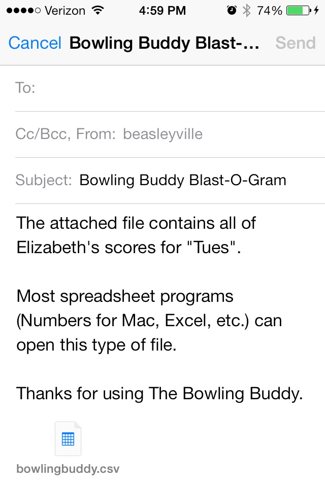 The Bowling Buddy screenshot 3