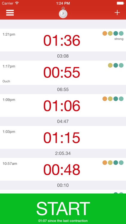 Contraction Timer - Time labor contractions