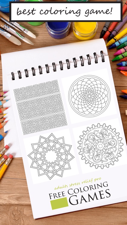 Free Coloring Games for Adults Stress Relief PRO screenshot-3