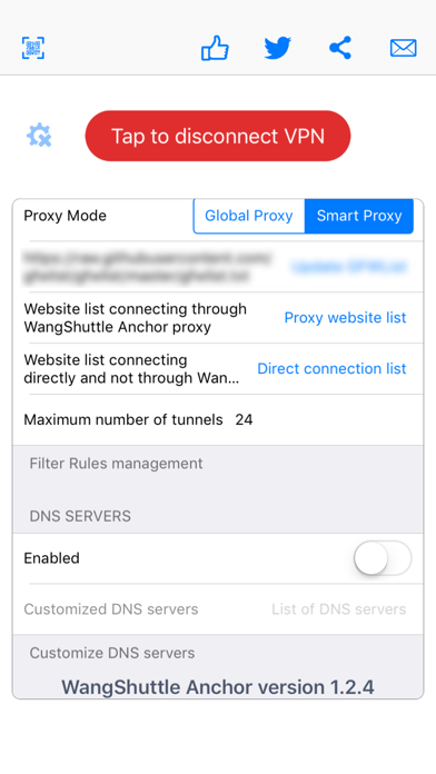 WangShuttle Anchor - Networking Proxy Utility screenshot 2