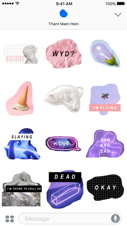 Sad and Aesthetic Stickers by Sticker.Place Creators
