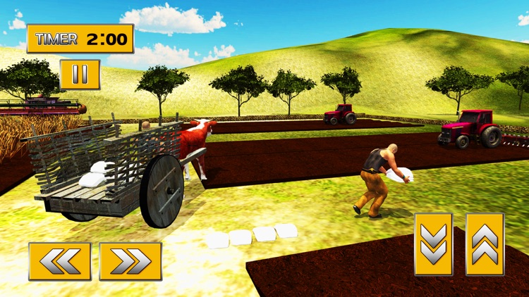 Offroad Bull Cart Hill Rider & Bullock Riding Sim