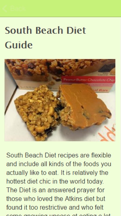 South Beach Diet Recipes.