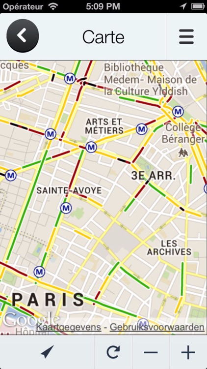 Road information France (FR) Real time Traffic Jam