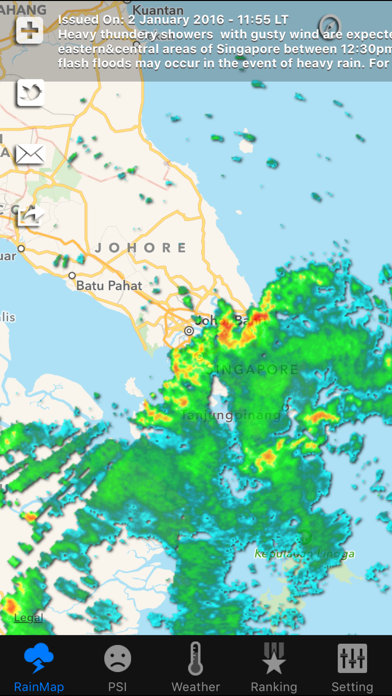 Singapore Rain Map screenshot1