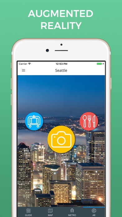 Seattle Travel Guide with Offline Street Map screenshot 2