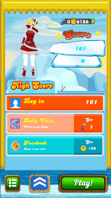 Christmas Run - Snow Princess Train Surfers screenshot-4