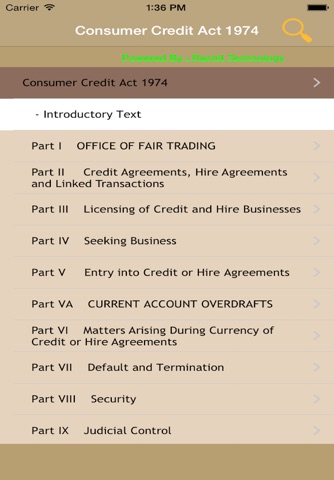 Consumer Credit Act 1974 screenshot 2