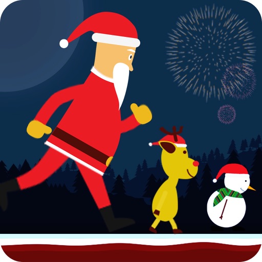 Santa Rush Christmas Game iOS App