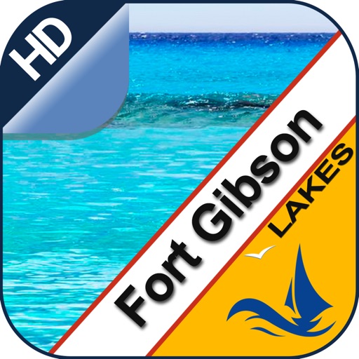 Fort Gibson Lake offline nautical fishing charts icon