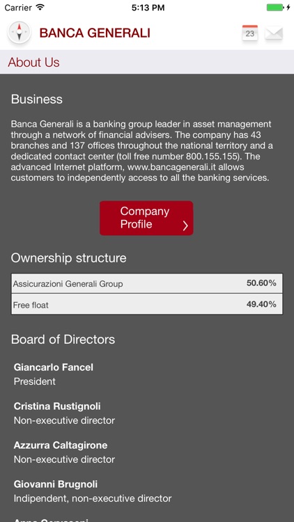 Banca Generali Investor App