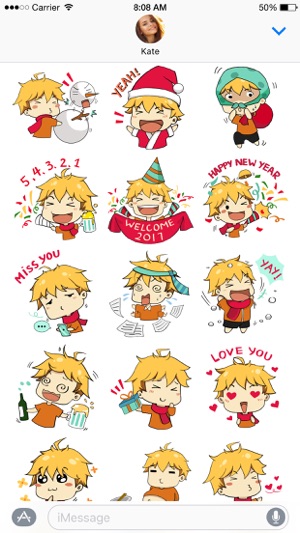 Hiroki Xmas stickers(圖4)-速報App