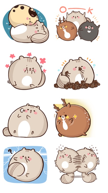 Ball Animals Stickers