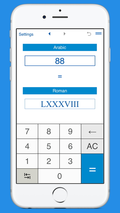 Roman Numerals Converter Screenshot 2