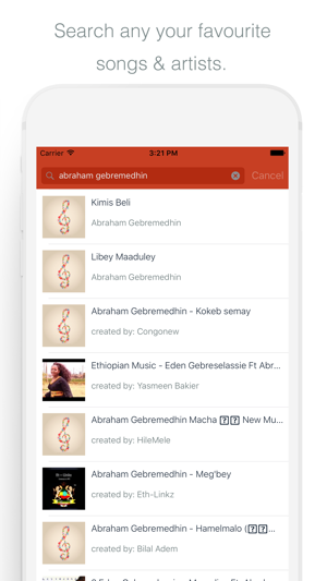 Tigrigna Music Cloud - Enjoy Tigrigna Songs(圖2)-速報App