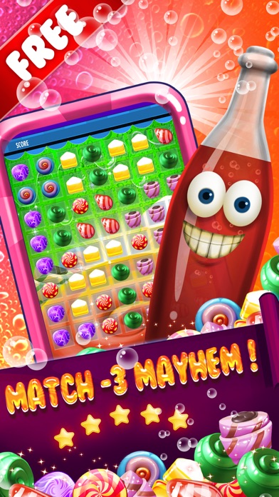 A CANDY SPLASH - MANIA OF MATCH-3 SODA 1.3 IOS GAME GIẢI TRÍ A CANDY SPLASH - MANIA OF MATCH-3 SODA 1.3 IOS