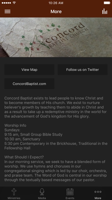 How to cancel & delete Concord Baptist Church from iphone & ipad 3