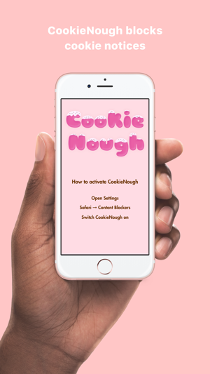 CookieNough — Block cookie notices