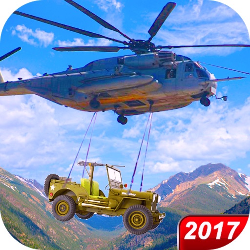 Heli Rescue Tank Cargo Duty - HD Flying Island icon