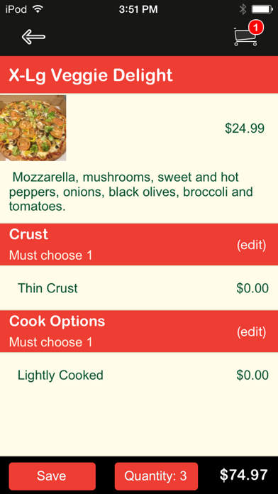 How to cancel & delete Marvin Mozzeronis Pizza from iphone & ipad 3