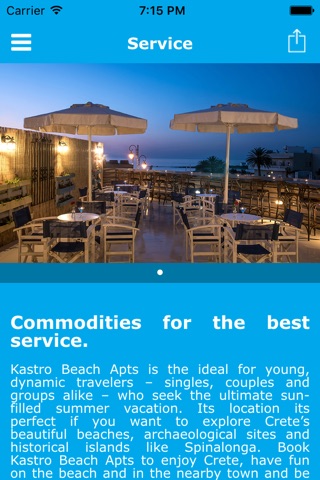 Kastro Beach Malia screenshot 3