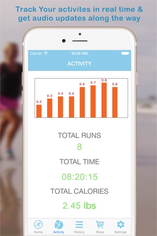 GPS Running Workout Tracking with Calorie Counting screenshot 3