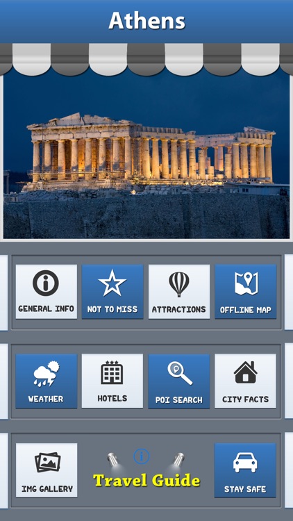 Athens Offline Map Travel Explorer