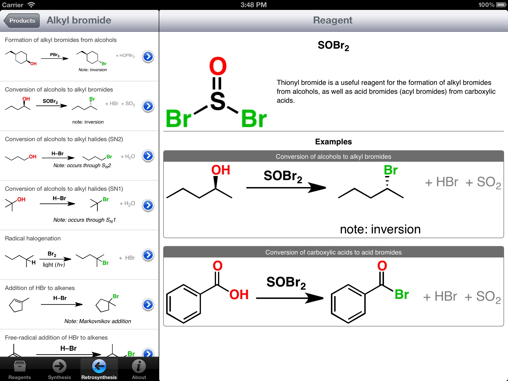 Reagents screenshot 3