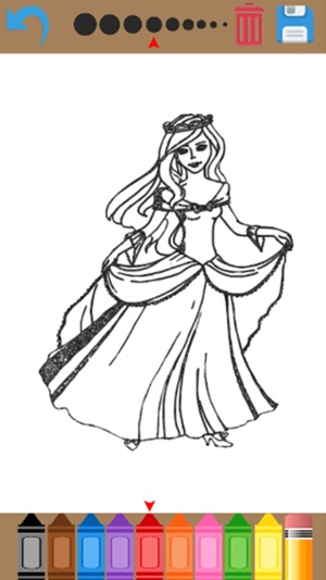 Princess Coloring Pages 1(圖5)-速報App