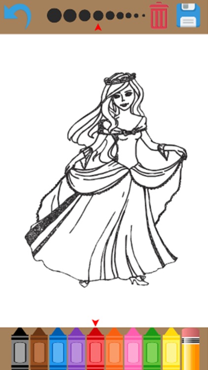 Princess Coloring Pages 1 screenshot-4