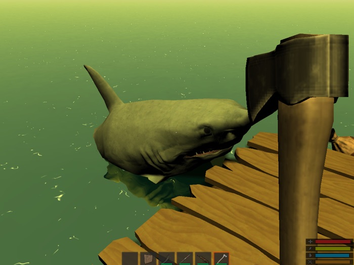 Raft Survival Evolve Simulator