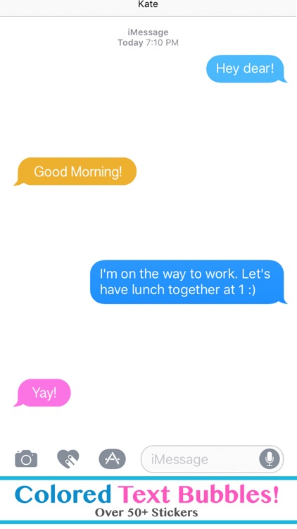 Colorful Text Bubbles screenshot-3