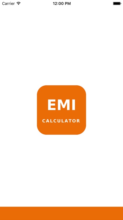 Simple EMI Calculator