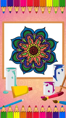 Game screenshot Mandala Coloring Pages- Game Adult Coloring book apk