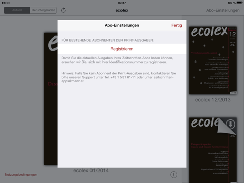 ecolex - ZS Wirtschaftsrecht screenshot 3