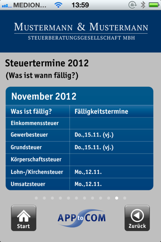 Steuerberater App screenshot 2