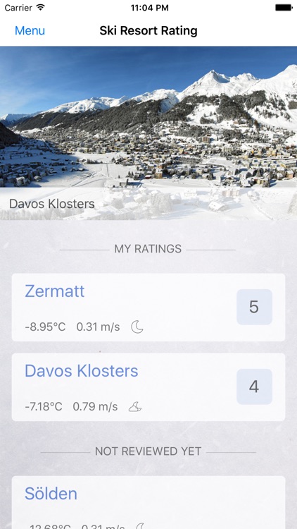 Ski Resort Rating