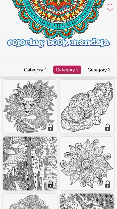 How to cancel & delete mandala coloring book calm stress relief for adult from iphone & ipad 1