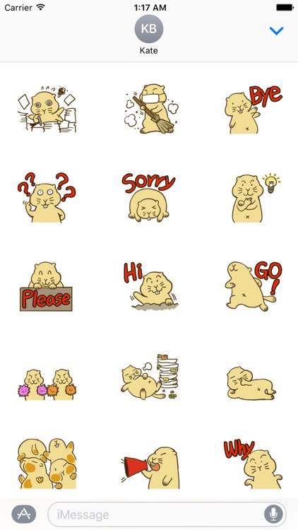 Fat Groundhog Stickers