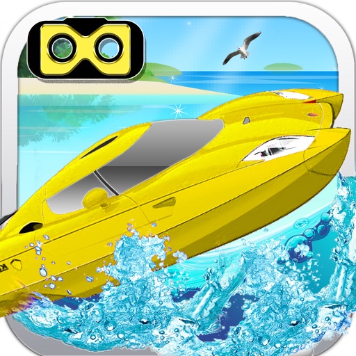 VR Water Boat Race : Real Sea Stunt Simulator 3D Icon