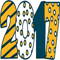 New Years stickers by Karen Vargas