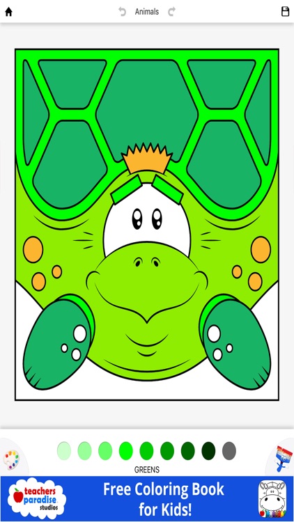 Coloring Book for Kids: Animal Square Heads