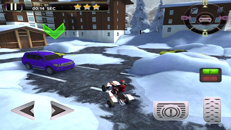 ATV Quad Bike Parking PRO - Full Snow Version screenshot-3