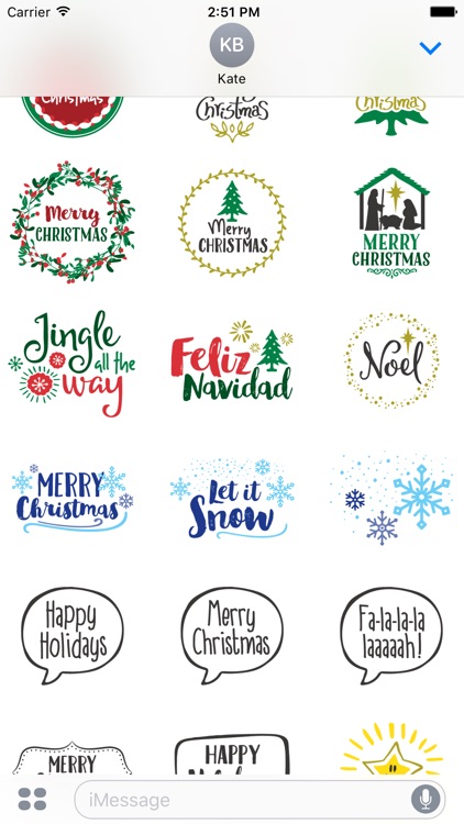 Christmas Stickers from Images