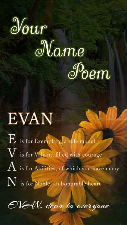 Name Poem : My Name Meaning & My Name Origin screenshot-3